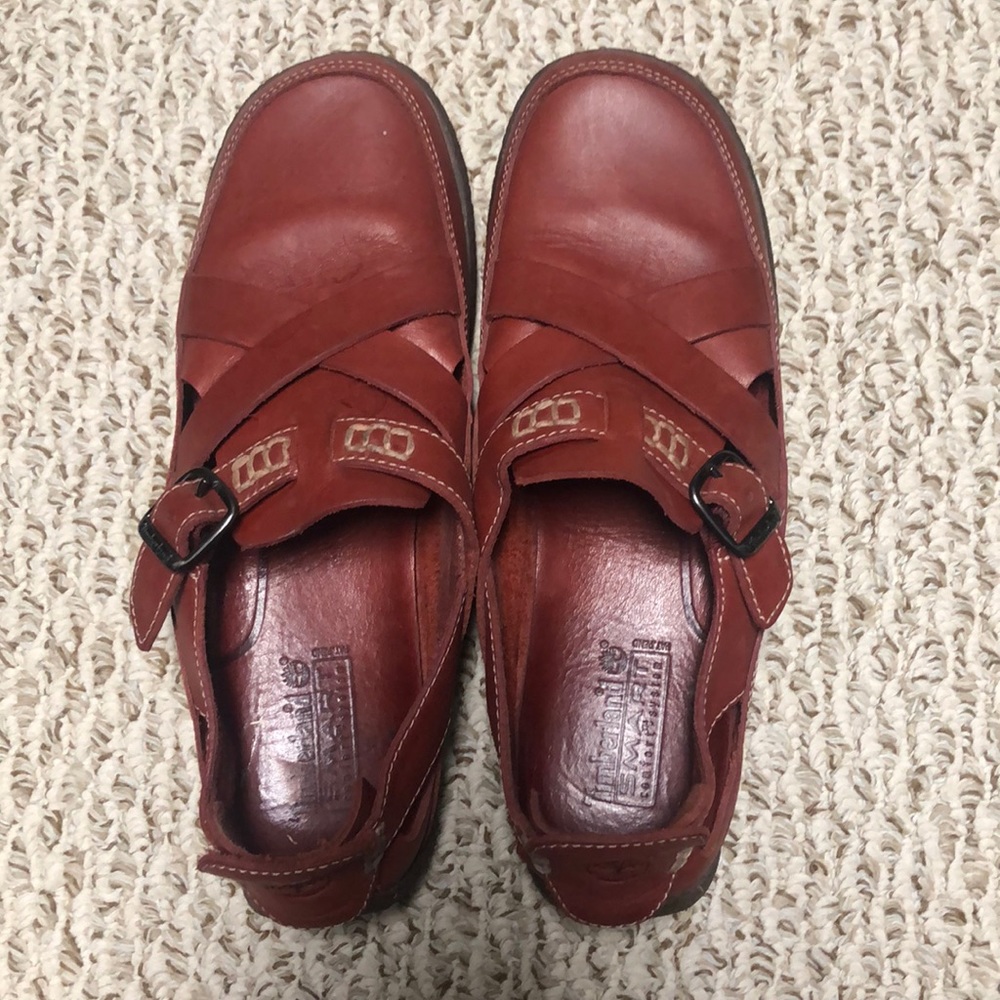 Timberland Smart Comfort Red close toe sandals